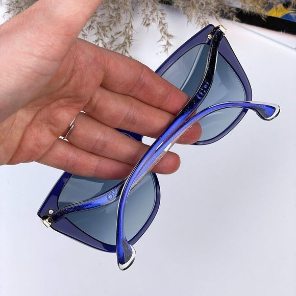 ? JIMMY CHOO SUVI/S PJP08 Sunglasses Blue Dark Blue  display picture 3